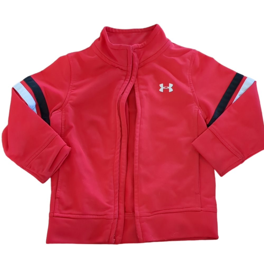 🍁2/$7🍁UNDER ARMOUR Red Black White Athletic Style Sweatshirt